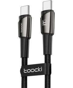 Toocki Charging Cable C-C, 1m, 140W (Black)