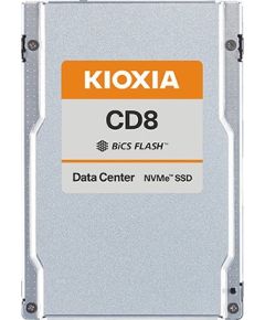 KIOXIA KCD8 series - SSD - 7680 GB - intern - 2.5" (6.4 cm) - U.2 PCIe 4.0 x4 (NVMe)