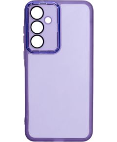 iLike Samsung  Galaxy A55 Transparent Case and Camera Protection Purple