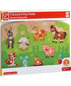 HAPE Farmyard Peg Puzzle,  E1408A