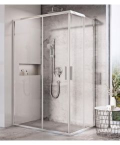 Ravak dušas durvis stūrim BLSRV2K, 800 mm, h=1950, spīdīgs/caurspīdīgs stikls