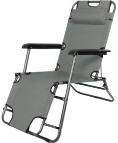 Регулируемый садовый стул Springos GC0013 серый