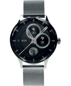 Garett Smartwatch Viva Silver steel Viedpulkstenis AMOLED / IP67 / Find your phone / Music playback control