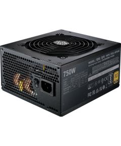 Power Supply COOLER MASTER 750 Watts Efficiency 80 PLUS GOLD PFC Active MTBF 100000 hours MPE-7501-AFAAG-3EU Datoru barošanas bloki