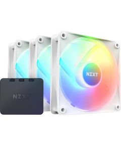 NZXT F120 RGB Core Triple Pack 120x120x26, case fan (white, pack of 3, incl. RGB controller)