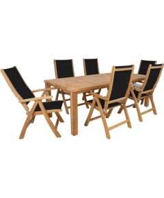 Dining set BALI with 6 chairs