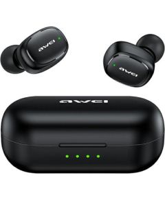AWEI słuchawki Bluetooth 5.1 T13 Pro TWS + stacja dokująca czarny|black