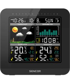 WEATHER STATION WITH WIRELESS SENSOR Sencor SWS5800