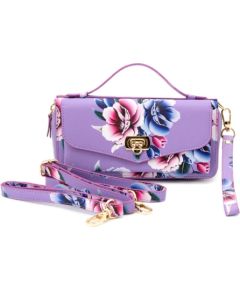 Evelatus Universal Either Wallet Flower Purple