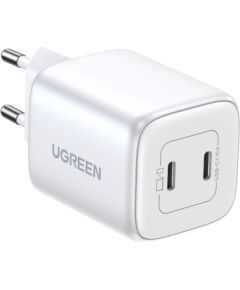 Quick charger GaN 2 x USB-C 45W QC PD Ugreen CD294 - white