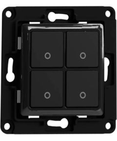 Shelly wall switch 4 button (black)