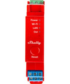 DIN Rail Smart Switch Shelly Pro 1PM with power metering, 1 channel