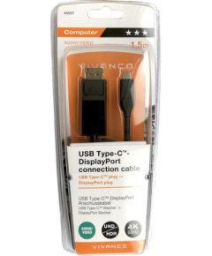 Vivanco кабель USB-C - DisplayPort 1.5 м (45527)