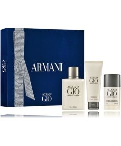 Giorgio Armani Acqua Di Gio komplekts vīriešiem (100 ml EDT + 75 ml dezodorants + 75 ml balzams pēc skūšanās)