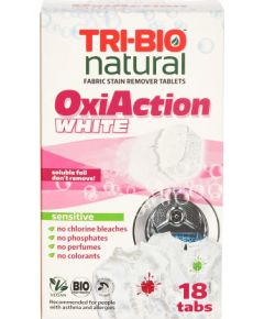 TRI-BIO TABLETES VEĻAS MAZGĀŠANAI OXY-ACTIOON WHITE, 18 TAB - 0139