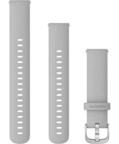 Garmin ремешок для часов Venu 2S 18 мм, светло-серый/серебристый