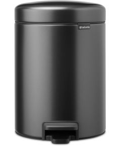 BRABANTIA atkritumu tvertne ar pedāli NewIcon, 5L, Confident Grey - 233463