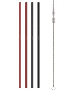 Lamart Set of stainless steel straws LT7054