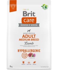 BRIT Care Hypoallergenic Adult Medium Breed Lamb - dry dog food - 3 kg