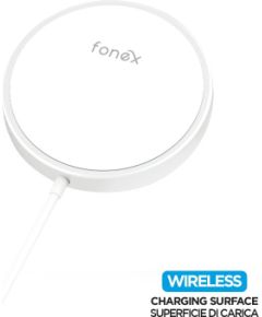 Wireless Charger 15W Type-C 1m By Fonex White