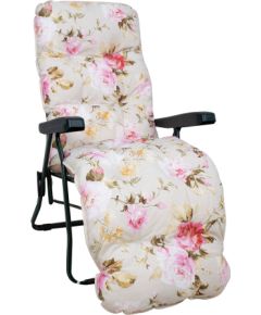 Deck chair BADEN-BADEN rosy pad