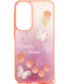 iLike Samsung  Galaxy A35 EPOXY CARTOON COVER Light Pink