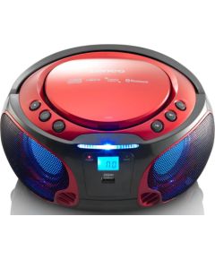 Portable stereo FM radio with CD player Lenco SCD550RD