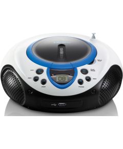 Portable stereo FM radio with CD player Lenco SCD38USBB