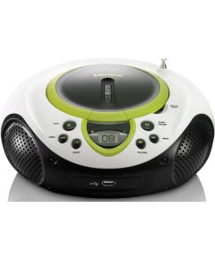 Portable stereo FM radio with CD player Lenco SCD38USBG