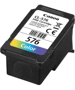 Canon CL-576 (5442C001) Ink Cartridge, Cyan, Magenta, Yellow