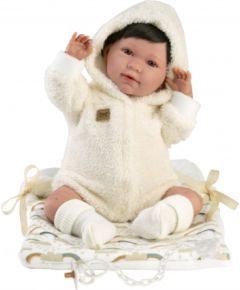 Llorens Кукла младенец Мими 42 см (сумка, плачет, говорит, с соской, мягкое тело) Испания LL74110