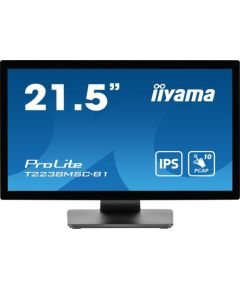 Monitors iiyama ProLite T2238MSC-B1 (21.5") 1920 x 1080 px Full HD LED