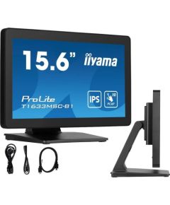 iiyama ProLite T1633MSC-B1, 15.6" multi touch