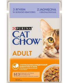 Purina CAT CHOW ADULT GiJ Lamb & Green Beans Jelly - wet cat food - 85 g