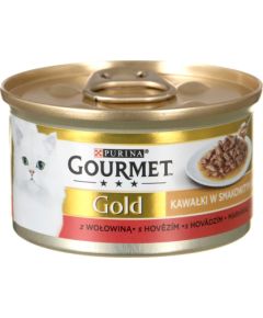 Purina GOURMET Gold Sauce Delight Beef - wet cat food - 85 g