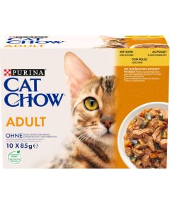 PURINA Cat Chow Chicken, Zucchini - wet cat food - 10x85 g