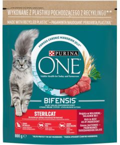 PURINA One Bifensis Sterilcat Beef - dry cat food - 800 g