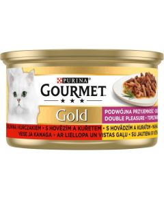 Purina Gourmet Gold - Mix Beef and Chicken 85g