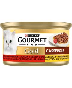 Purina GOURMET GOLD - Casserole beef and chicken 85g
