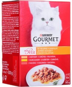 Purina GOURMET Mon Petit Poultry Mix - wet cat food - 6 x 50 g