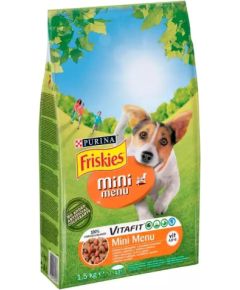 Purina FRISKIES Mini Menu Chicken with vegetables - dry dog food - 1.5 kg