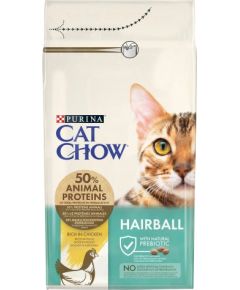 Purina CAT CHOW HAIRBALL CONTROLL cats dry food 1.5 kg Adult Chicken