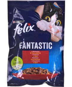 Purina Friskies Jelly Beef - Wet Cat Food - 100 g