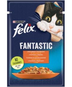 Purina Felix Fanstastic Chicken, Tomato - Wet Cat Food - 85 g