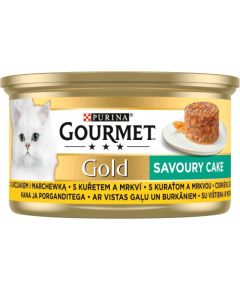 Purina GOURMET GOLD - Savoury Cake with Chicken and Carrot 85g