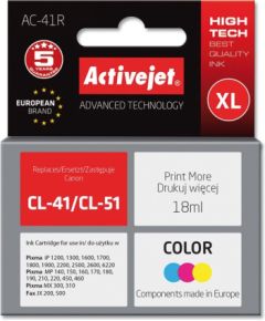 Activejet AC-41R ink (replacement for Canon CL-41/CL-51; Premium;18 ml; color)