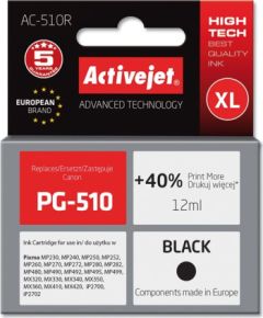 Activejet AC-510R ink (replacement for Canon PG-510; Premium; 12 ml; black)