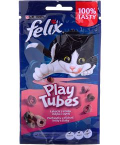 Purina FELIX Play Tubes Turkey, Ham  - dry cat food - 50 g