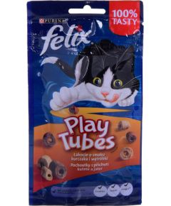 Purina FELIX Play Tubes Chicken, Liver  - dry cat food - 50 g