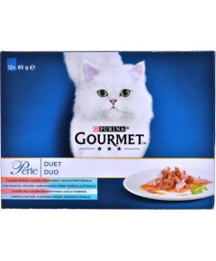 Purina GOURMET Perle Duet Fish - wet cat food - 12x85 g